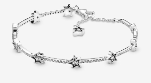Sterling Silver Starlight Milestone Bracelet