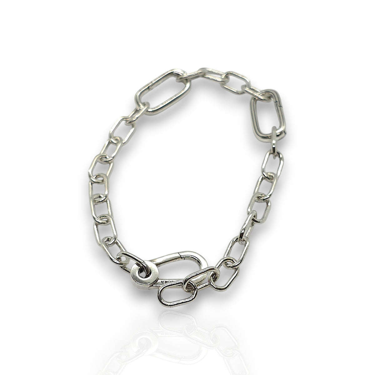 N SL Xiao Zhan Inspired Simple Silver Chain Bracelet – Trendy