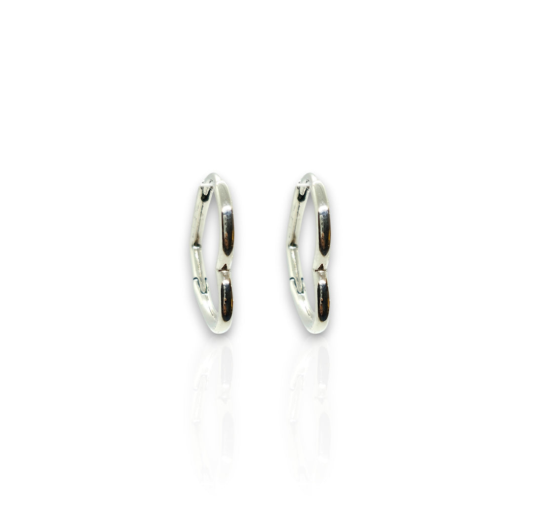 Cute Mini Heart Hoop Earrings – Minimalist Charm for Women