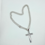 Cross Necklace | Silver Dainty Cross Pendant