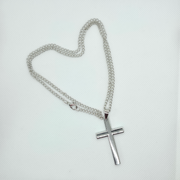 Cross Necklace | Silver Dainty Cross Pendant