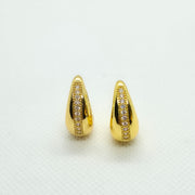 Big Huggie Hoop Earrings