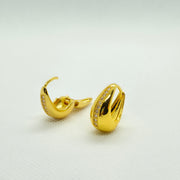 Big Huggie Hoop Earrings