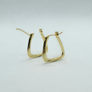 Small Huggie hoop earrings Hypoallergenic Stainless Steel Gold Plated