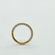 Gold Flower Septum Hoop Earring / Nose Ring