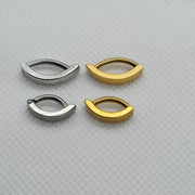 Gold ASTM F136 Titanium 14g Reverse Belly Button Ring – Durable & Stylish Piercing Jewelry