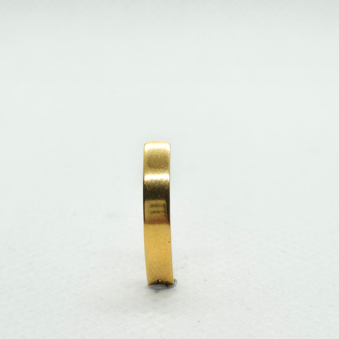 Gold ASTM F136 Titanium 14g Reverse Belly Button Ring – Durable &amp; Stylish Piercing Jewelry