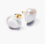 A style staple is reinvented with baroque shapes. Each earring