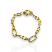 NEW PANDORA ME 14K Gold Plated Link Chain Bracelet – Chic & Timeless