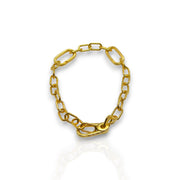 NEW PANDORA ME 14K Gold Plated Link Chain Bracelet – Chic & Timeless