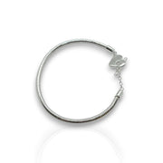 925 Sterling Silver Toggle Clasp Link Bracelet – Elegant Statement Jewelry for Women