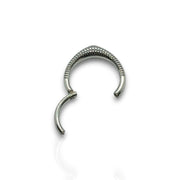 Silver Double Hoop Nose Ring – Versatile Piercing Jewelry
