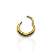 16G Gold Surgical Steel Thick Septum Ring – Chunky Hoop