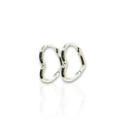 Cute Mini Heart Hoop Earrings – Minimalist Charm for Women