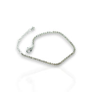 Beautiful Silver-Toned Stone-Studded Anklets – Sparkle with Every Step