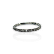 Implant Grade Titanium Paved CZ Hoop – Hinged Clicker
